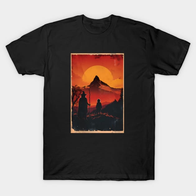 The Way Ahead - Vintage Poster - Fantasy T-Shirt by Fenay-Designs